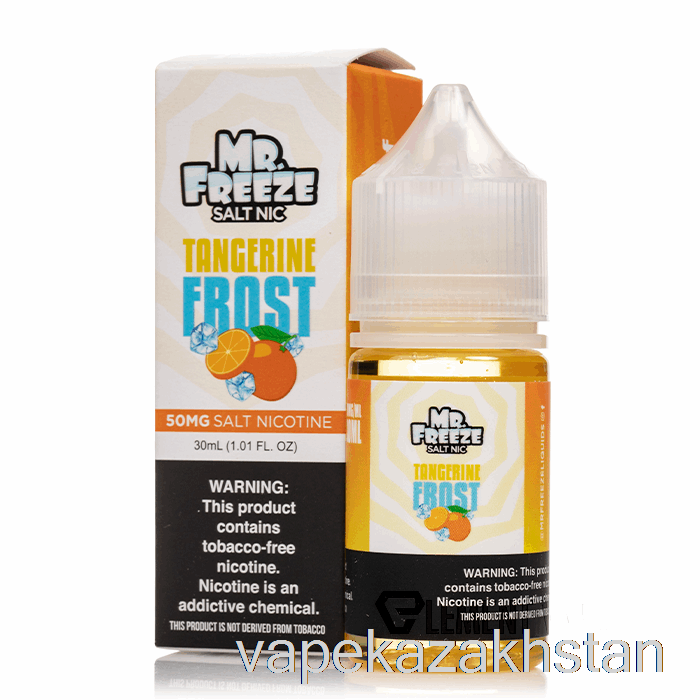 Vape Kazakhstan Tangerine Frost - Mr Freeze Salts - 30mL 35mg